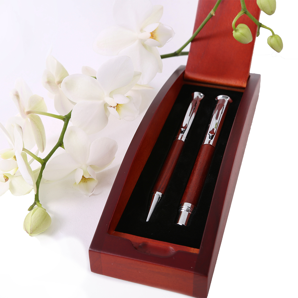 Ballpoint Pen Set Twist Ballpoint Pen Rollerball Gift Box from Wood eBay