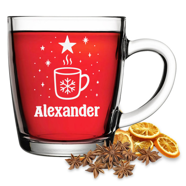 Glühweinbecher mit Gravur personalisiert - ideal als Geschenk