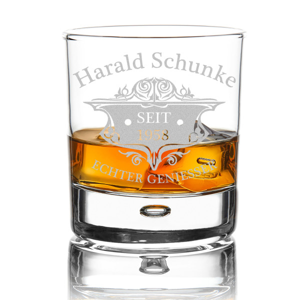 Whiskyglas mit Wunschgravur