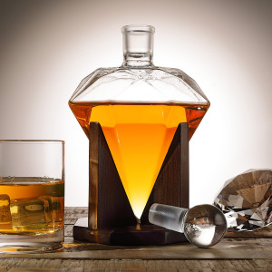 Diamant Whiskey Dekanter 1000ml Design-Karaffe Diamant Whiskey Dekanter 1000ml Design-Karaffe