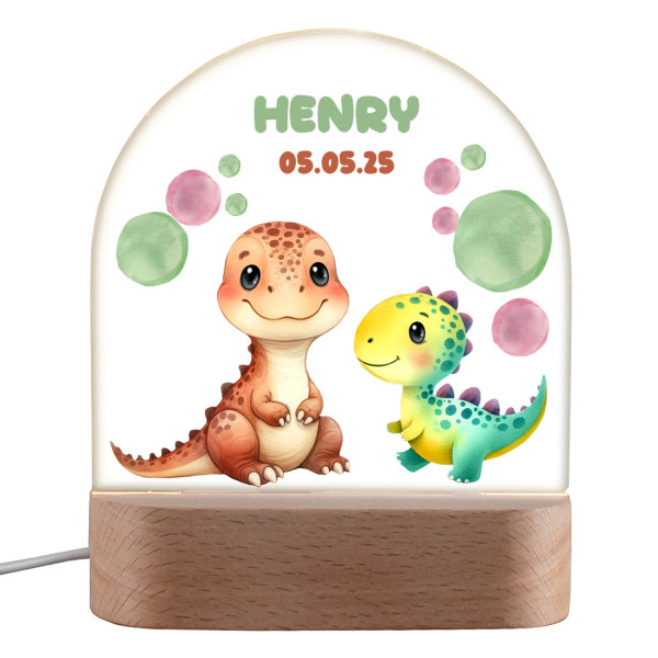 LED-Nachtlicht für Kinder mit Dinos Motiv - Ideal als Geschenk