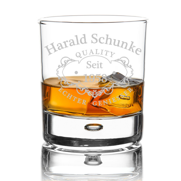 Whiskyglas personalisiert mit Wunschgravur