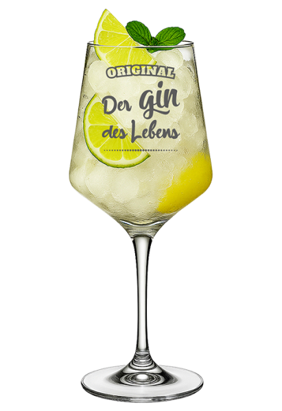 Gin Glas mit Stiel
