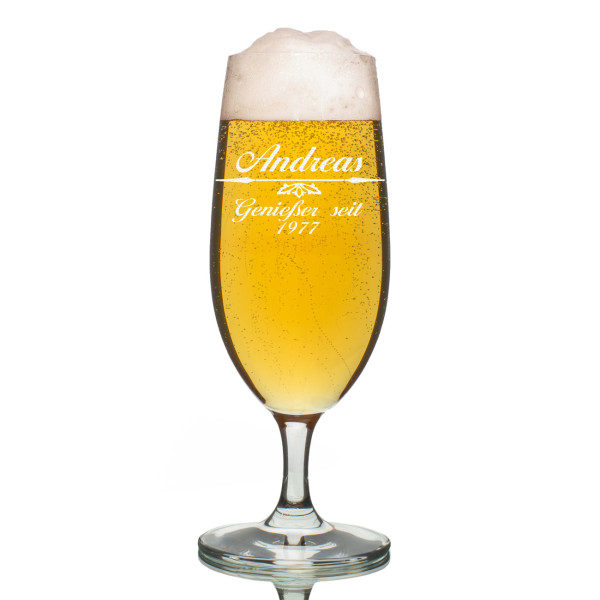 Leonardo Pils Biertulpe mit Gratis Wunschgravur