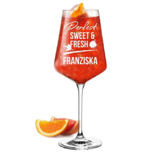Polar-effekt Aperol Glas 560ml - Personalisiert Mit Gravur Geschenk