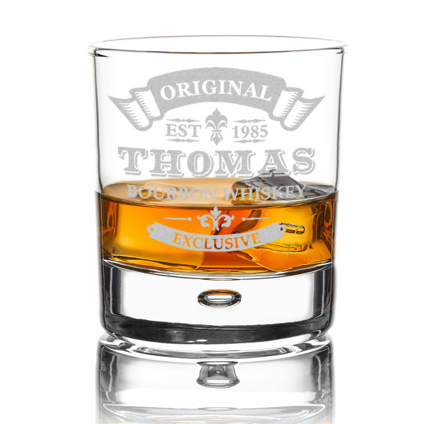 Whiskyglas personalisiert mit Wunschgravur