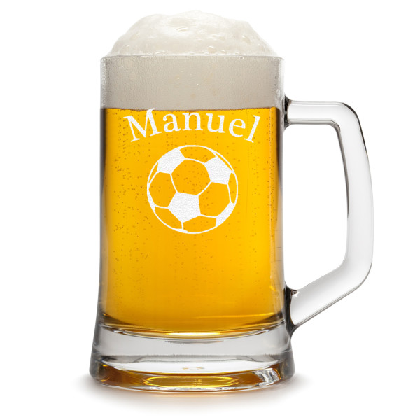 Bierkrug / Bierseidel mit Gravur