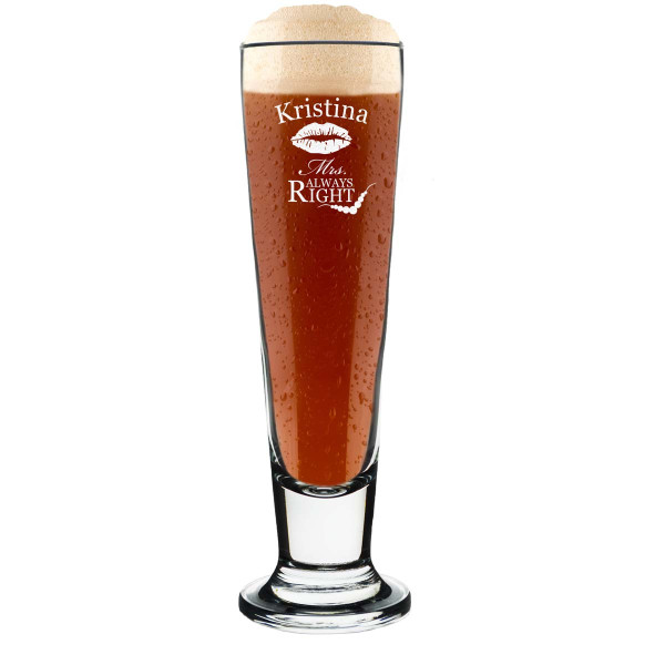 Pilsglas – Biertulpe Leonardo 0,3 l mit Gratis Wunschgravur