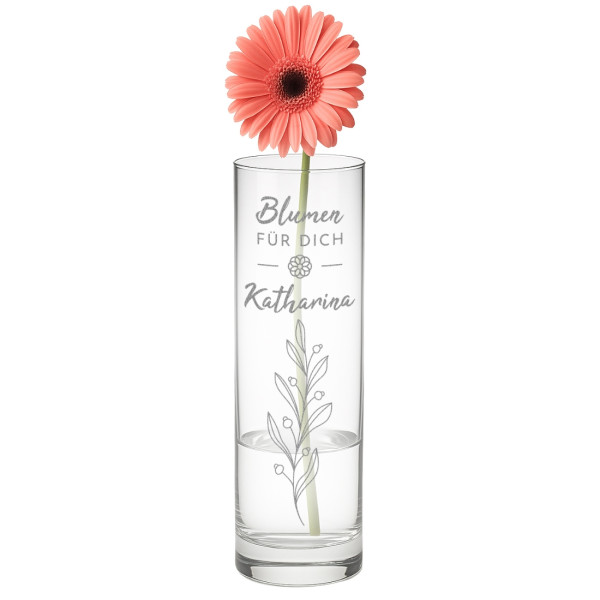 Blumenvase als Geschenk für Frauen - ideal zum Muttertag und Geburtstag