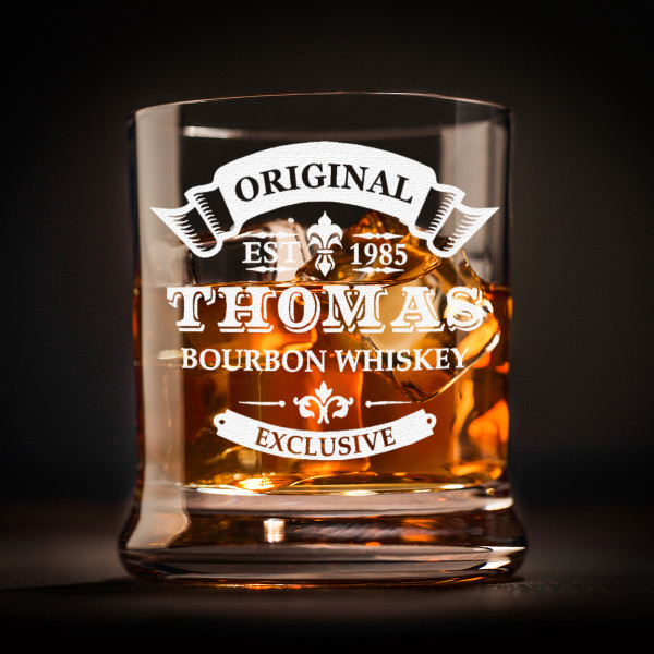 Whiskyglas mit Wunschgravur personalisiert